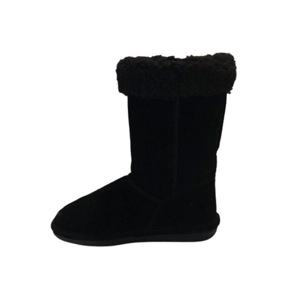 BearPaw Marissa Black Suede Short Boot Sz 8 - Picture 5 of 9